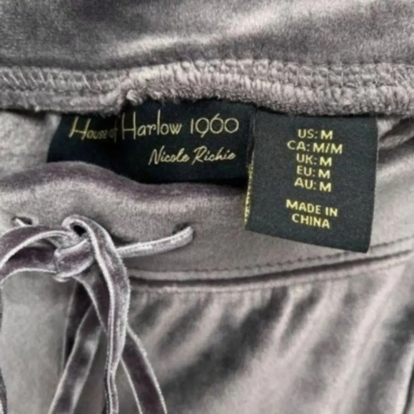 House of Harlow 1960 Velour Jogger - Picture 3 of 9